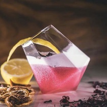 Creative Vintage Whisky Cup Tapered Cup Tumbler cocktails Goblet Diamonds-shaped Personality Foreign Wine Martian Cup