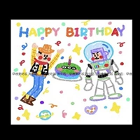 Квадратный космонавт, проектор, батарея