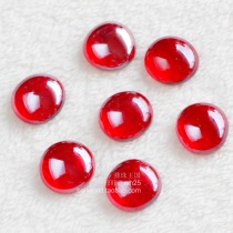 Red glass beads 17-19mm big red flat beads glass balls go piece DIY accessories vase fish tank jewelry