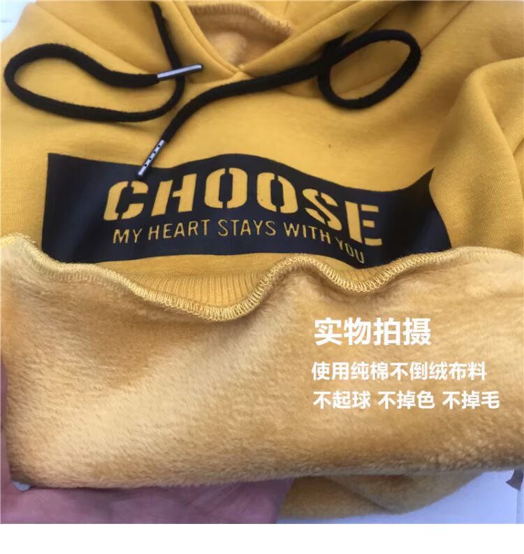Chen Chen mẹ gia đình quần áo mùa đông cộng với áo len dài trùm đầu nhung dài tay gia đình ba đầm nữ quần đẹp cho cả gia đình