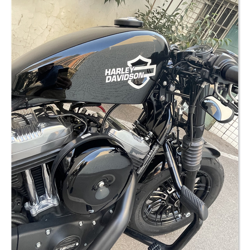Harley Motorcycle Fuel Tank Stickers, Retro Style Hollow Stickers, Waterproof, Sun-Resistant, Non-Fading, Reflective Body Stickers for Modification Harley Motorcycle Fuel Tank Stickers, Retro Style Hollow Stickers, Waterproof, Sun-Resistant, Non-Fading, Reflective Body Stickers for Modification