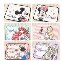 Mickey Minnie Princess cartoon floor mat door mat living room mat kitchen bathroom bedroom absorbent non-slip mat