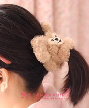 Circle velvet embroidery Duffy hair ring Duffy bear duffy bear Shelliemay hair rope