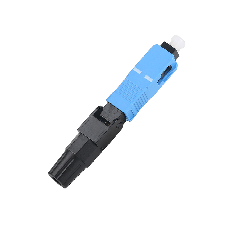 Pre-Embedded SC Cold Joint Optical Fiber Connector Leather Line Optical Cable SC Quick Connector Cold pick up 10