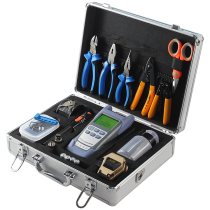 Fiber optic cold pick up toolbox kit 8 Power hong guang bi (10km) of optical fiber cutting knife SKL-80C three clamp