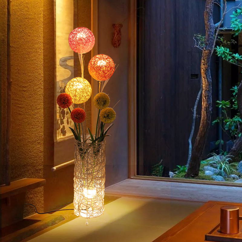 Creative B&B Sofa Side Tea Room Living Room Lamp Bedroom Bedside Lamp Rattan Japanese Style Rattan Weaving Led Floor Lamp Creative B&B Sofa Side Tea Room Living Room Lamp Bedroom Bedside Lamp Rattan Japanese Style Rattan Weaving Led Floor Lamp