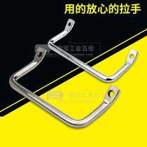 XAF01 06-100 120 angled flat head tilt handle stainless steel chest of drawer sliding door solid handle
