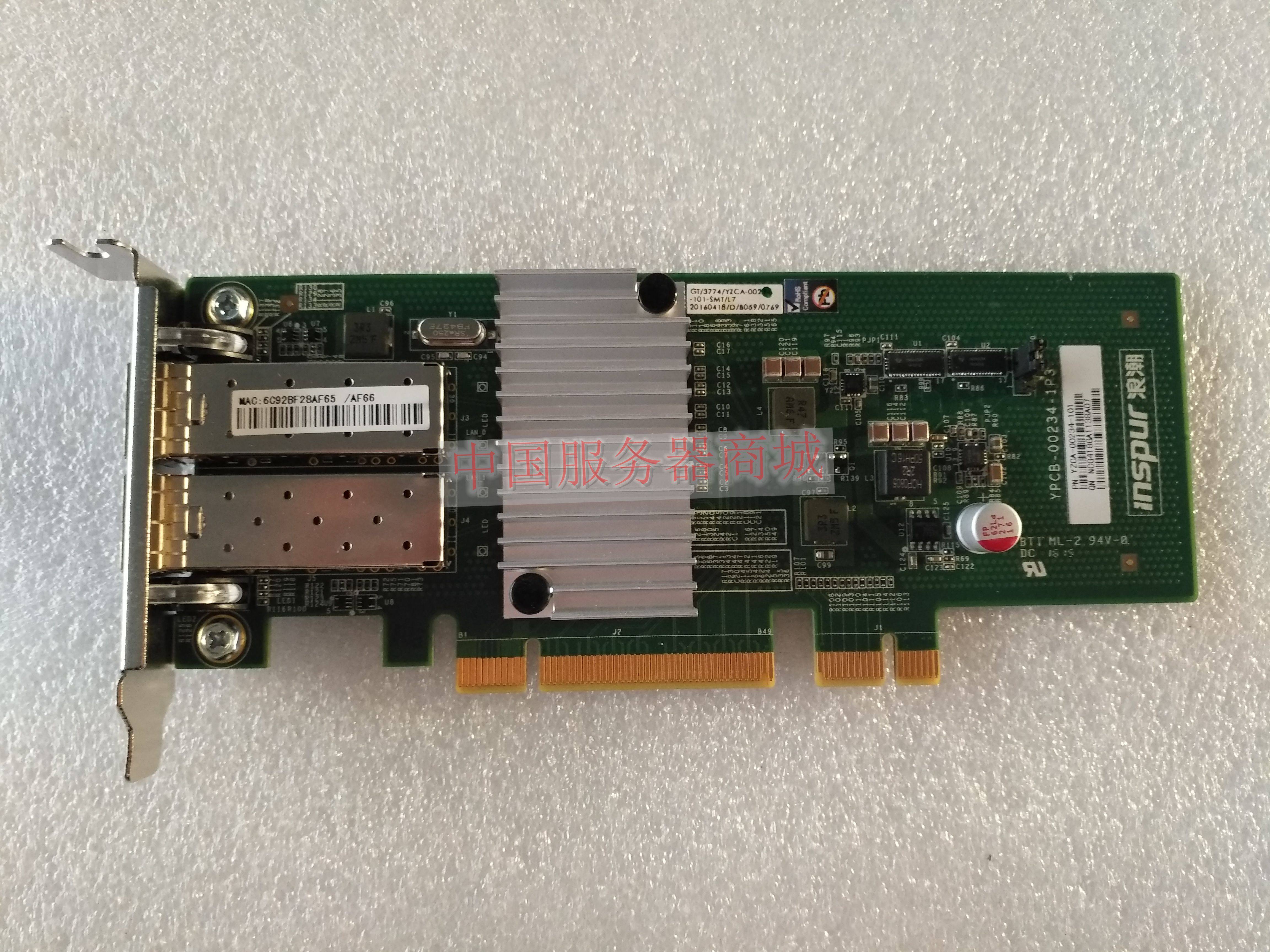 New Wave YZCA-00234-101 YPCB-00234-1P3 Dual Port 10 Gigabit Fiber Card in Stock