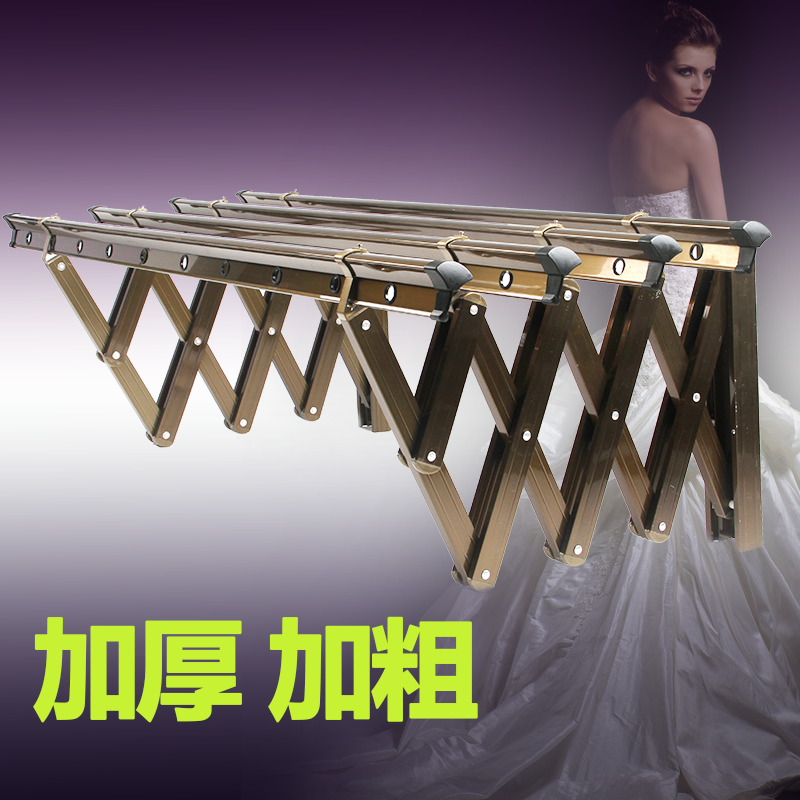 Balcony extendable drying rack Outdoor push-pull drying rack Folding drying rack Outdoor drying rack Drying rod Hongxin