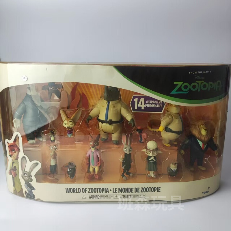 Zootopia Nick Judy Mayor Lion Official Domeka Zootopia Animal Metropolis Figure Ornament