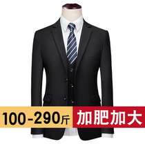 Large size suit Mens suit plus fat plus fat business suit jacket Wedding dress Professional autumn top