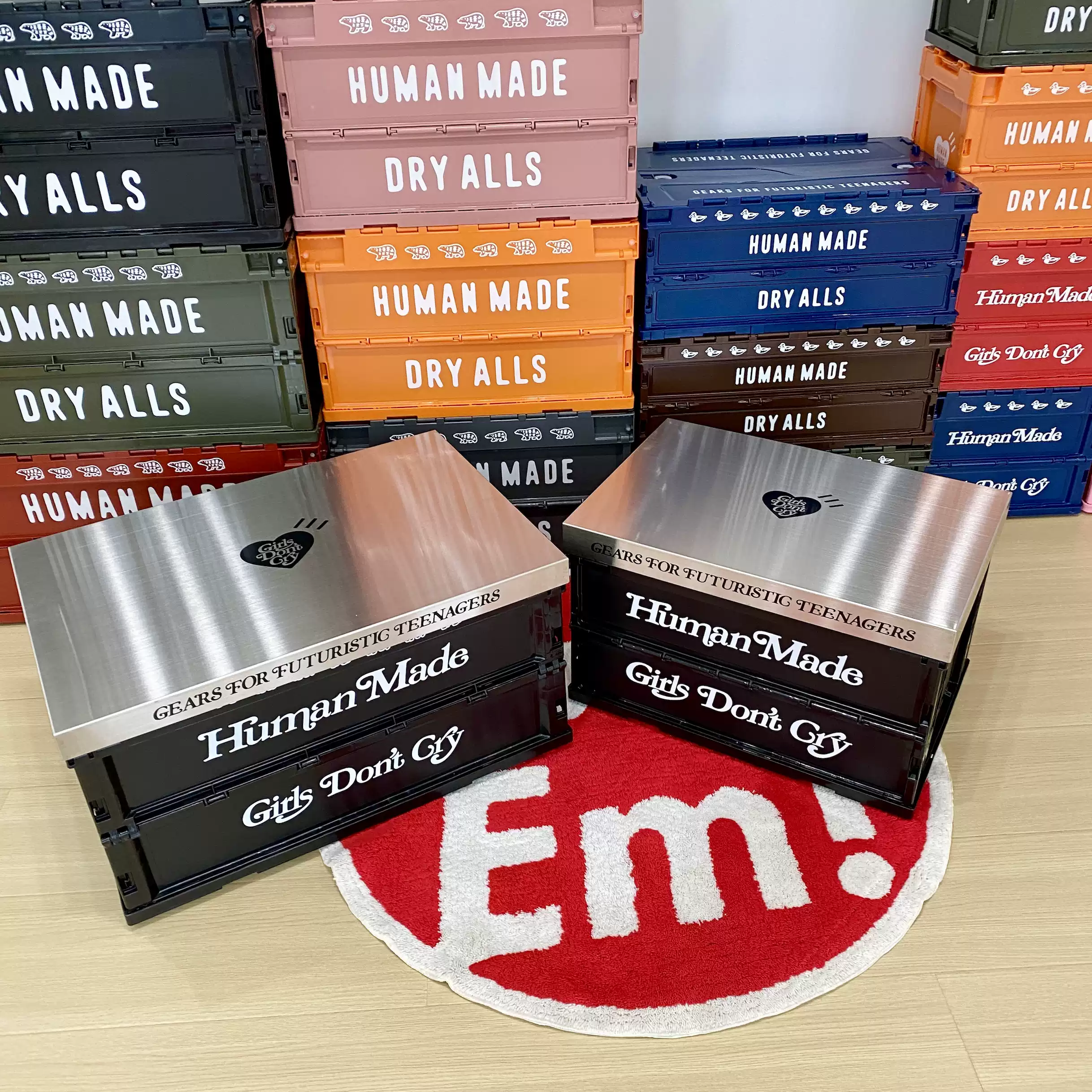 现货】Human Made GDC ACRYLIC FILE BOX 亚克力透明收纳箱