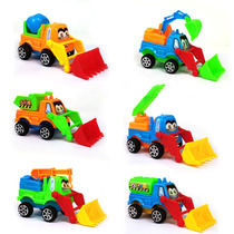 Childrens toy car baby sliding inertia car engineering car series toy set trumpet boy 3-6 years old