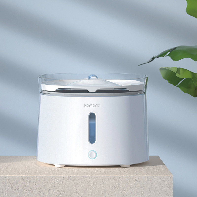 Hooman tri-generation cat automatic water fountain pet water dispenser triple filter anti-dry burning wireless water pump good cleaning