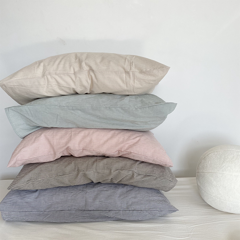 Japanese Water Cotton Cotton Pillowcase 48*74cm Simple Basic Pillow Set Set can be customized 1 pair 2