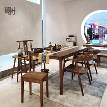 Tomorrow wood is a Nordic minimal white wax cherry hard maple black walnut full log tenon socket full package table