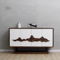 Newchin Simple White Wax Black Hard Maple Hard Maple Hand Maple Handmade Tool-socket Complete Mask Cabinet