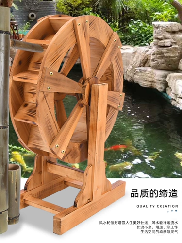 Антикоррозивное воду для транспортных средств на открытом воздухе Фэн Шуй колесо водяной водой фонтановый ландшафтный колесный колес