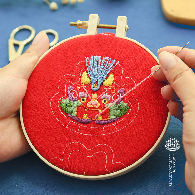 Aka Handmade Peace Amulet Embroidery Kit For - Thumbnail 5