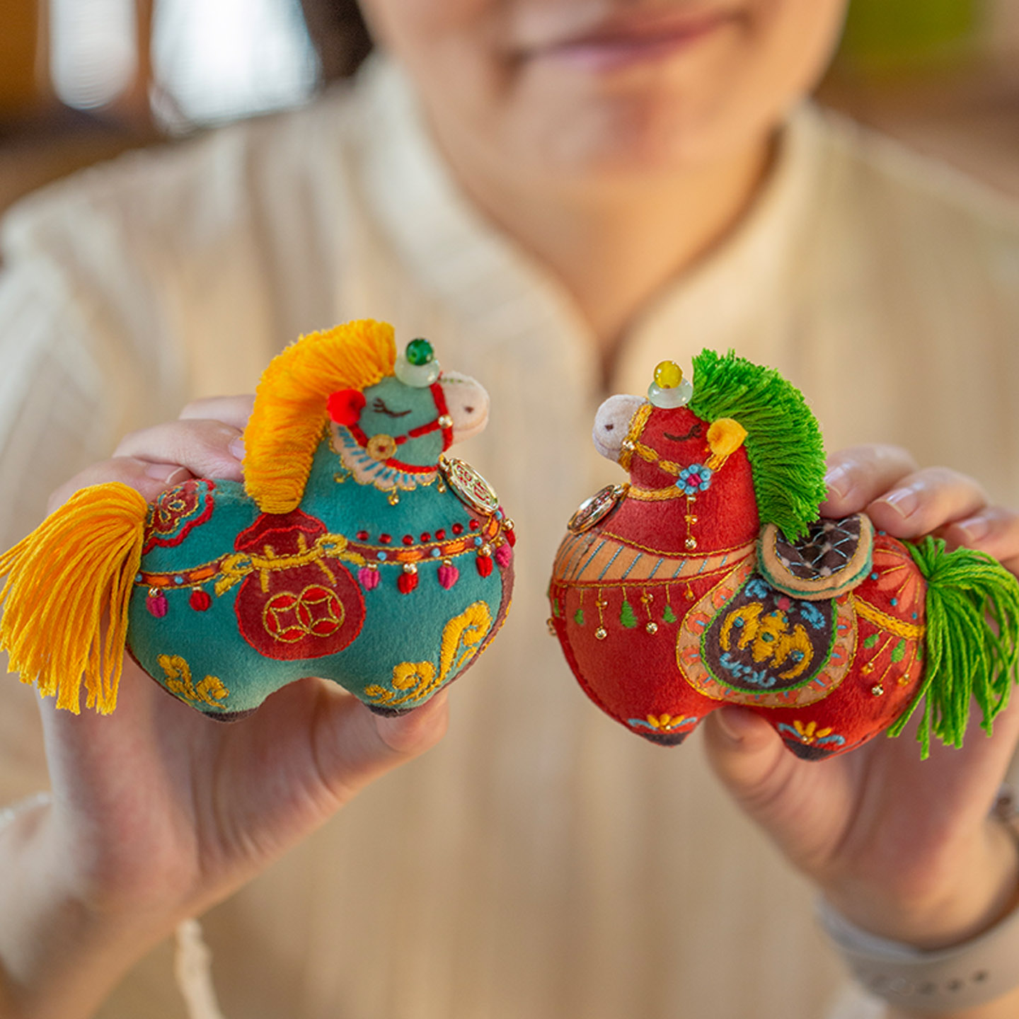 Aka Chinese Traditional Tang Horse Embroidery DIY - Thumbnail 5