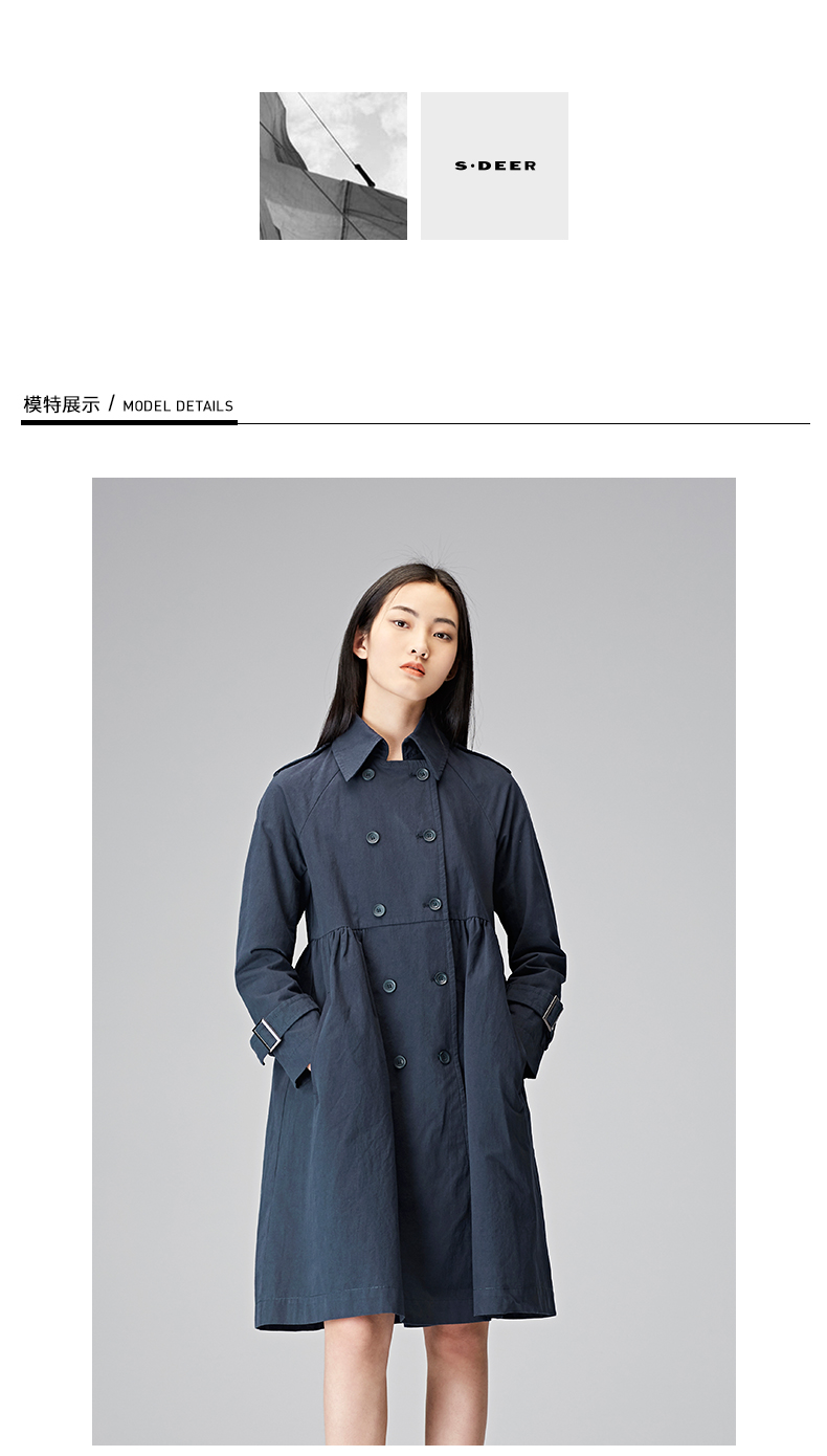 Trench pour femme S.DEER en Coton - Ref 3225626 Image 7