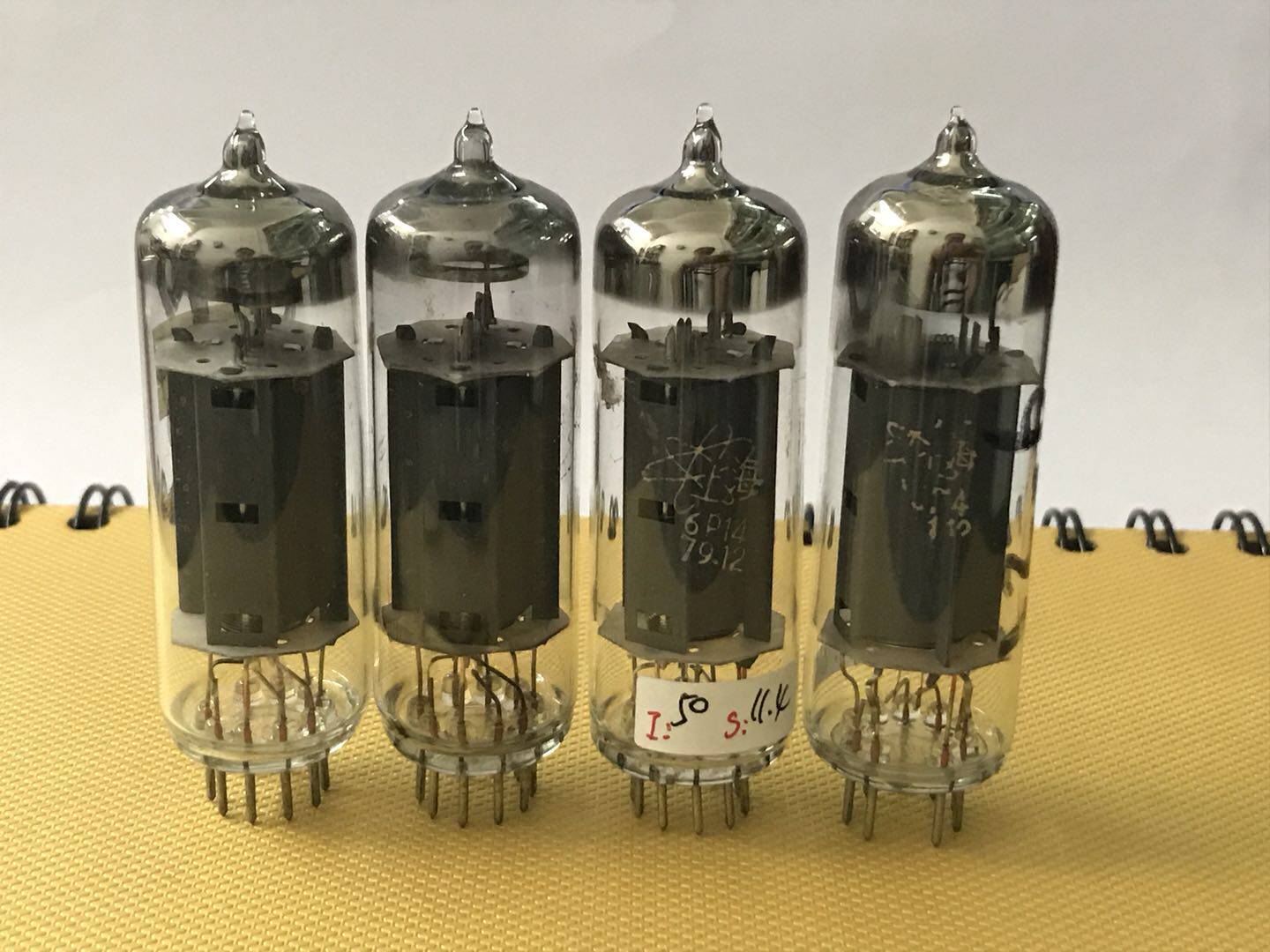 Early Shanghai 6P14 = EL84 fertilizer ring bile duct stock pipe