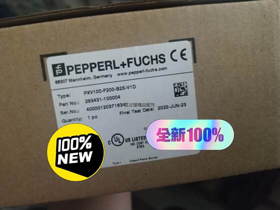 새로운 오리지널 Pepperl+Fuchs p+f 광학 읽기 헤드 PXV100-F200-B25 협상 발견