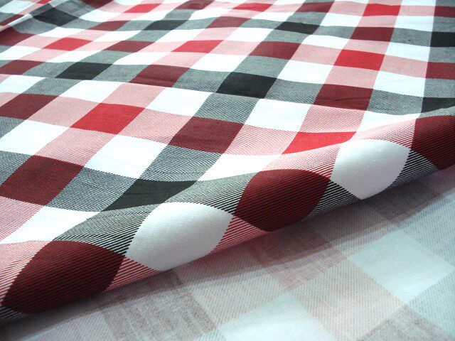 Full cotton twill pure cotton cloth DIY colored plaid fabric printed fabric student bed linen quilt cover fabric