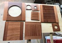 Customized wooden lens head plate large frame lens plate