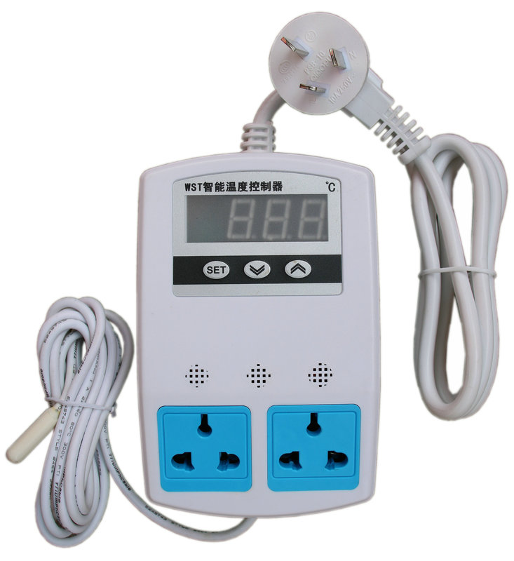 Wst-D1 Reptile Aquarium Turtle Box Intelligent Thermostat Upper and Lower Limit Temperature Control Socket Temperature Controller