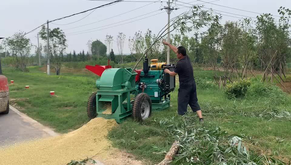 Malaysia Multifunctional Wood Grinder Diesel Wood Branch Sawdust