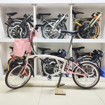 Fuyao brand new brompton British Xiaobu folding bicycle limited edition cherry blossom pink with 2 packs M6L