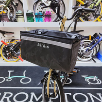 Fuyao suitable for brompton small cloth folding bicycle accessories pet dog vegetable basket bag handlebar bag head bag