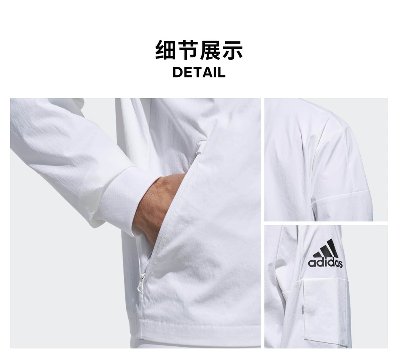 Adidas chính thức Adidas thể thao ID JKT WV nam dệt áo khoác DV3309 - Áo khoác thể thao / áo khoác