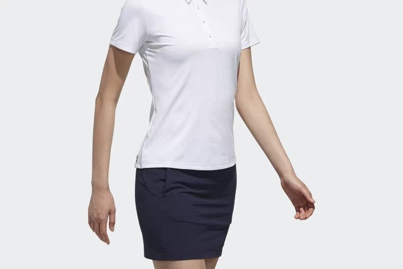 Adidas chính thức Adidas golf nữ áo polo ngắn tay DJ2081 - Áo polo thể thao áo polo pierre cardin