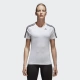 Adidas chính thức đào tạo phụ nữ áo thun ngắn tay màu đen BK2682 - Áo phông thể thao