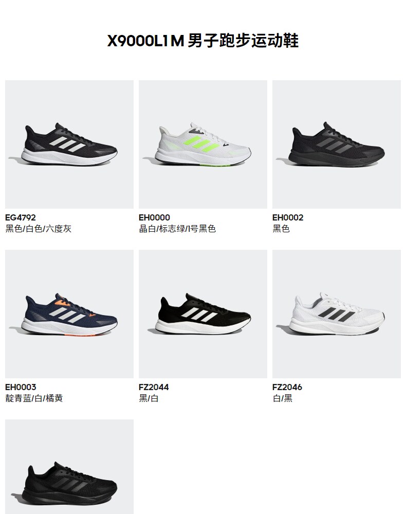 adidas 男士 Bounce中底跑步运动鞋 图4