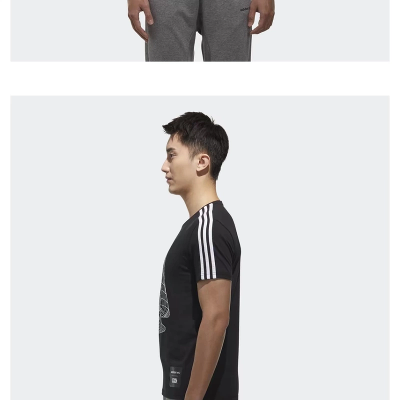 Trang web chính thức của Adidas Áo thun nam ngắn tay Adidas CV9384 CV6998 - Áo phông thể thao áo ba lỗ gym