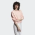 Áo len nữ chính thức của Adidas CoeezeSweATCROP Áo len nữ DU7181DU7182 - Thể thao lông cừu / jumper hoodie trắng Thể thao lông cừu / jumper