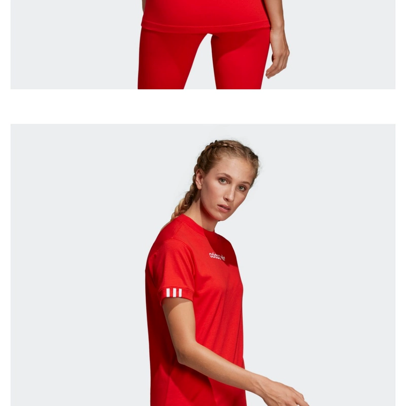 Trang web chính thức của Adidas Cỏ ba lá Coeeze T SHIRT Áo thun ngắn tay nữ DU7190DU7189 - Áo phông thể thao
