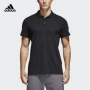 Adidas adidas thể thao nam ngắn tay áo Polo áo sơ mi màu đen S98751 áo polo mlb