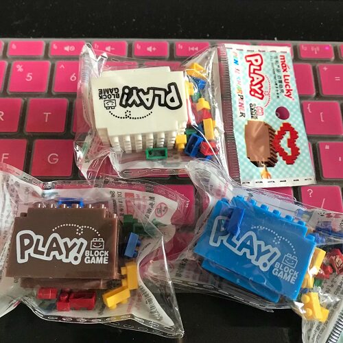 Collection of building block shape pencil knife pencil pencil pencil pencil