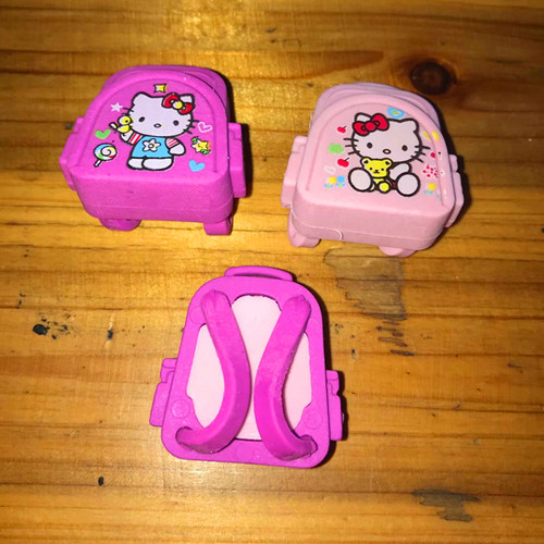 Emulated mini-bag three-dimensional styling eraser stationery