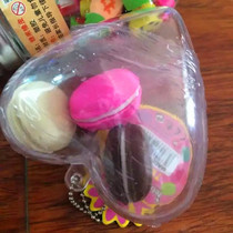 Cute dessert Macaron shape eraser Color student eraser