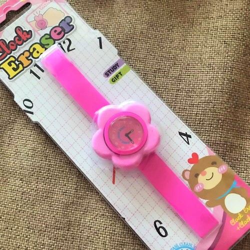 Simulation watch modeling eraser stationery