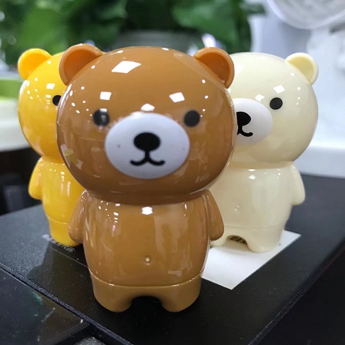 Simulation of fat bee bear animal shape collection pencil knife stationery pencil pencil cutter pencil cutter