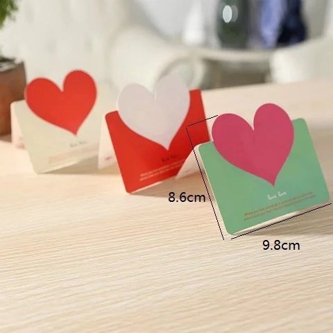 Love greeting card small card Korean festival with high-end thank you message card creative birthday greeting card