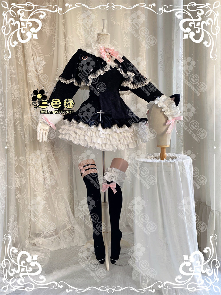 三色瑾定做cos?暗黑Lolita太绝了!_Cosplay女装_淘宝游戏网