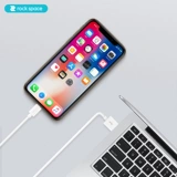 Rock Apple Data Cable iPhone6 ​​зарядка кабель кабель быстрого зарядки iPad iPhone7p Mobile iPhonex 6 8plus планшет 5S Round Pro Standard Line XR Max Typec