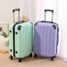 Ten year old store, seven sizes of luggage, luggage, men's universal wheel trolley, female student, 24 inch password leather suitcase